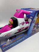 JAKKS PACIFIC PAW PATROL PUSH RIDE ON THE MIGHTY MOVIE SKYE'S MIGHTY JET - WHITE - Like New