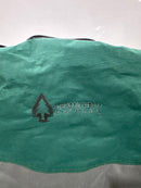 ARROWHEAD OUTDOOR XXL Folding Padded Camping Chair w/Cup & Wine Holder - Green - Like New