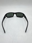 MAUI JIM STINGRAY 103-02 FRAME GLOSS BLACK LENSES NEUTRAL GREY 55/22MM - Like New