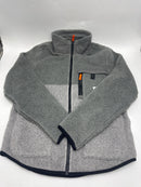 HOKA MEN'S FLEECE SKY JACKET - SIZE: MEN S (AU/UK MS) (EU MS) - GRAY - Brand New