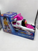 JAKKS PACIFIC PAW PATROL PUSH RIDE ON THE MIGHTY MOVIE SKYE'S MIGHTY JET - WHITE - Like New