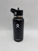 HYDRO FLASK WIDE MOUTH VACUUM INSULATED STAINLESS STEEL BOTTLE - BLACK - Like New