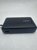 ANKER POWER BANK(20,000 MAH, BUILT-IN USB-C CABLE) - BLACK - Like New