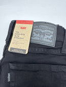 LEVI'S WOMEN'S 724 HIGH RISE STRAIGHT JEANS - 27X32 - SOFT BLACK - Brand New