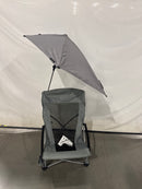 SPORT-BRELLA CHAIR WITH UPF 50+ ADJUSTABLE UMBRELLA BEACH CHAIR - GRAY - Like New
