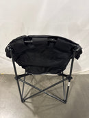 ARROWHEAD OUTDOOR OVERSIZED HEAVY-DUTY CLUB FOLDING CAMPING CHAIR Charcoal Black - Like New