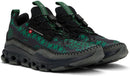 92.98187 ON CLOUDAWAY S2W8 SNEAKERS - SIZE 11 MEN - BLACK/EVERGREEN - Like New