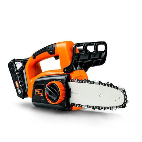 SuperHandy Mini Electric Chainsaw - 8" Bar 20V 2Ah Li-Ion Cordless Battery