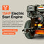 SuperHandy Tow-Behind Leaf Blower ?15HP Electric Start Gas Engine