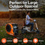 SuperHandy Tow-Behind Leaf Blower ?15HP Electric Start Gas Engine