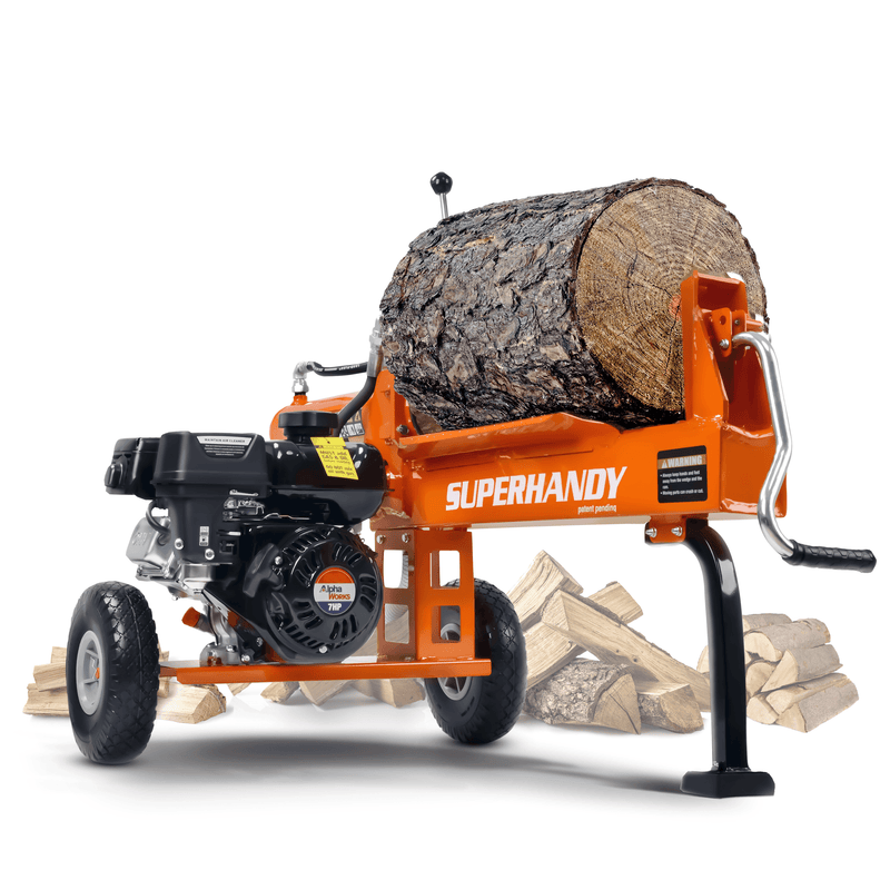 SuperHandy 20-Ton Log Splitter - 7HP 209CC Gas Engine, 16" Max Wood Diameter